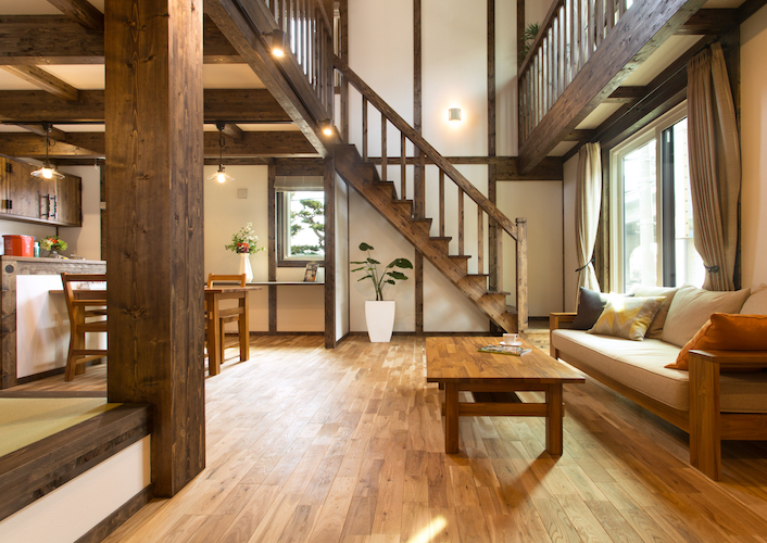 木の香りに癒される家／サイエンスホーム札幌東モデルハウス
